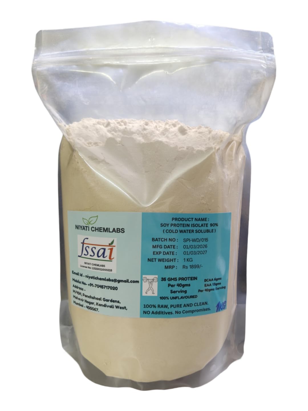 Soy Protein Isolate 90% pouch